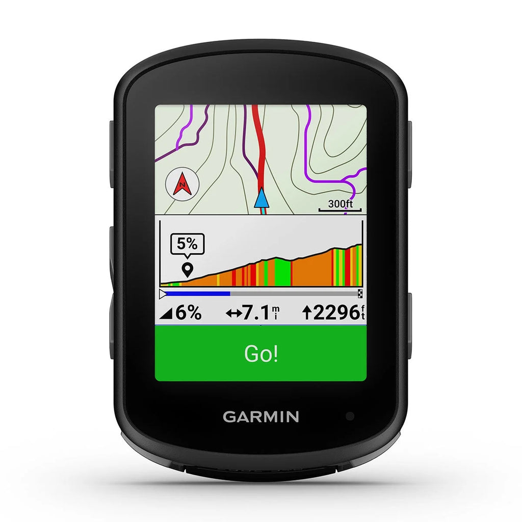 Bike GPS Computer with Speed/Cadence Sensors, HRM-Dual Chest Strap, Silicone Case & Screen Protectors Y9340