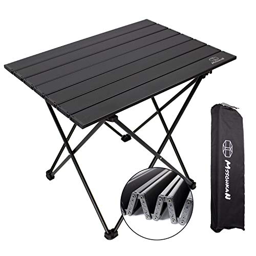 Folding Aluminum Camping Table with Carry Bag L84025