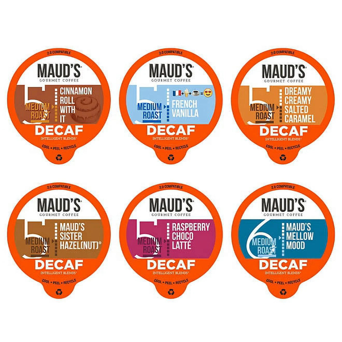 Decaf Gourmet Coffee Single Serve Cups, Variety Pack (72 ct.) Z776872