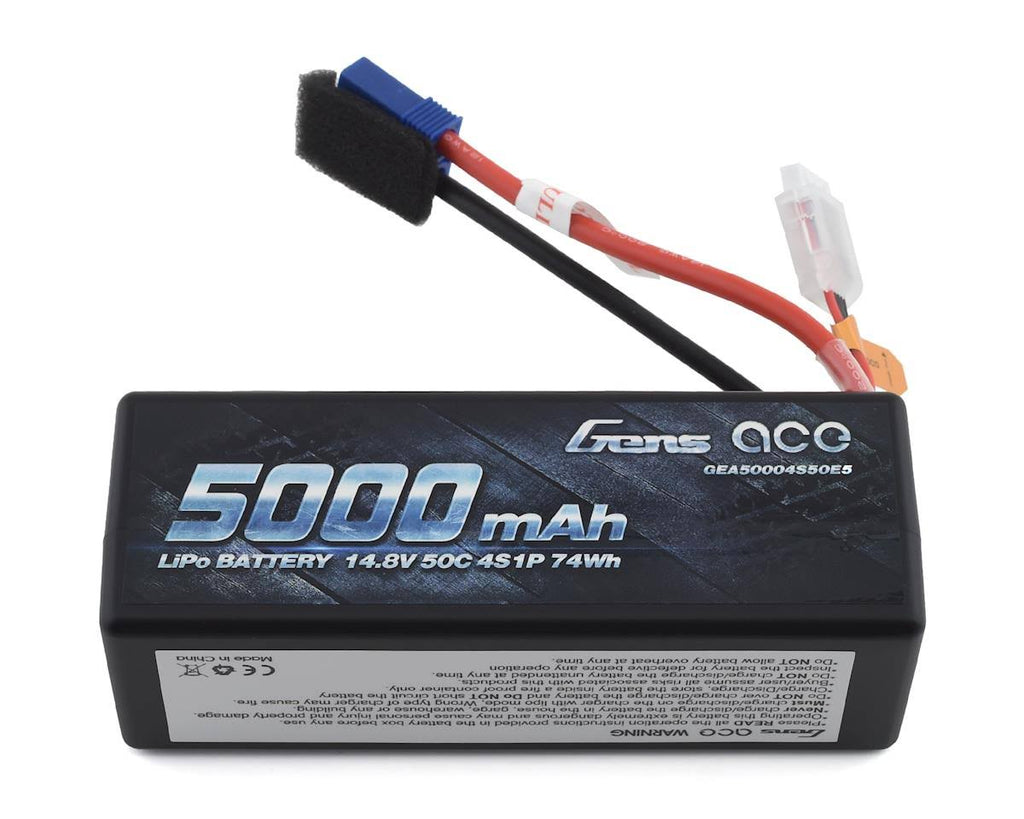 5000mAh 14.8V 50C 4S1P Hardcase Lipo with EC5 S142411
