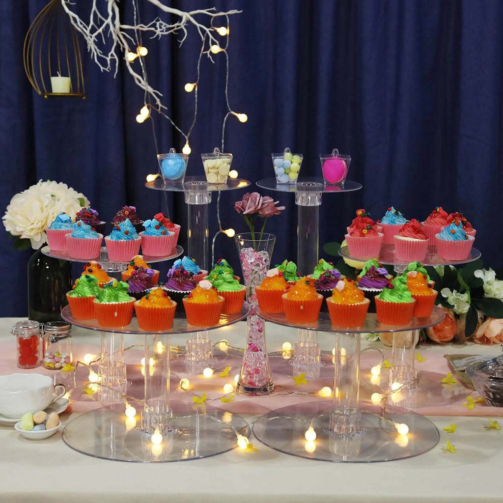 7 Tier Clear Acrylic Crystal Cake Stand X55267
