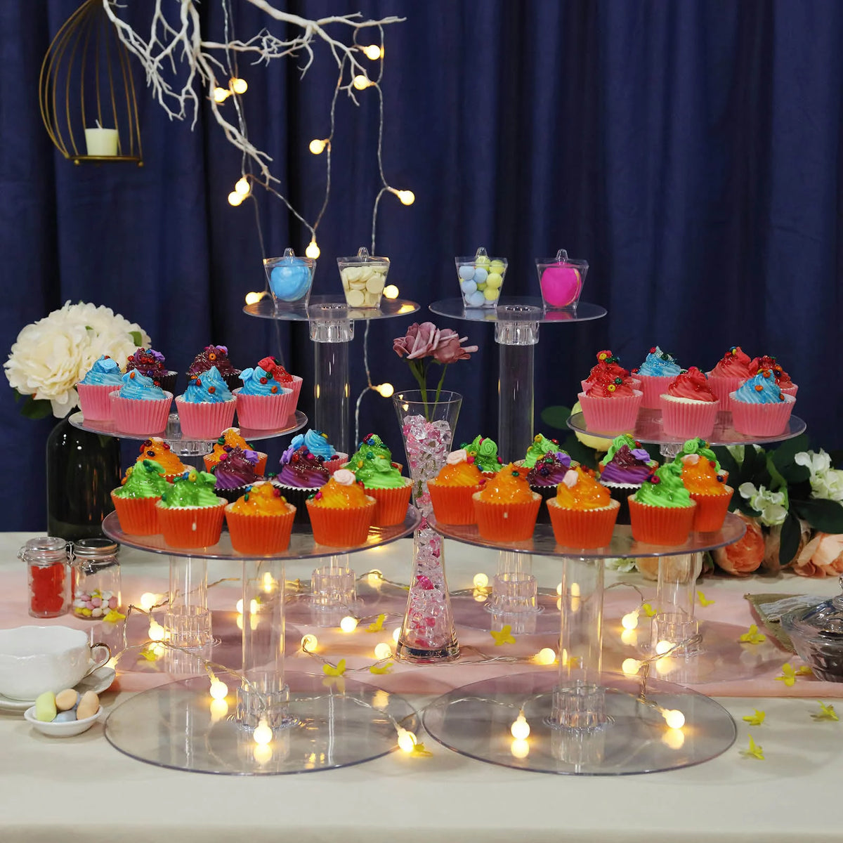 7 Tier Clear Acrylic Crystal Cake Stand X55267