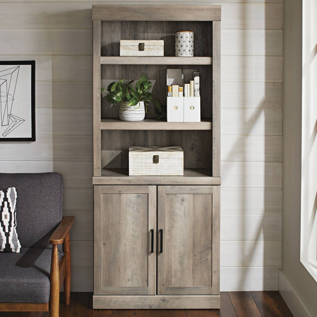 5 Shelf Bookcase with Doors C3234