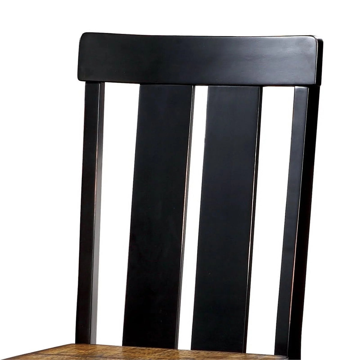 Black Wood Dining Chair Set of 2 E5354