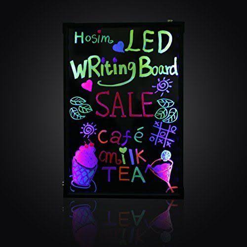 LED Message Writing Board with 8 Colors Markers A893