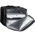 Black Polyester Pizza Delivery Bag with Rack G768732