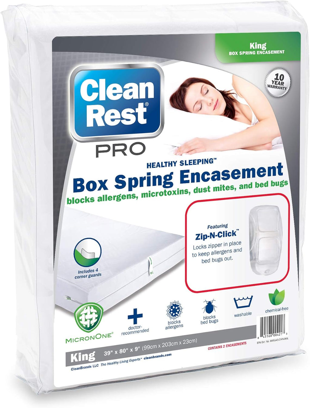 Zippered Box Spring Encasement Queen Q601