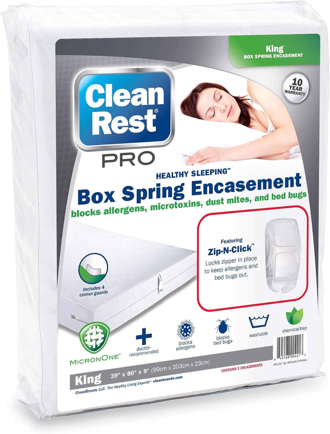 Zippered Box Spring Encasement Queen Q601
