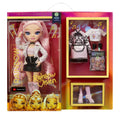Pink Lavender Fashion Doll with 2 Designer Outfits and Microphone Headset B56294