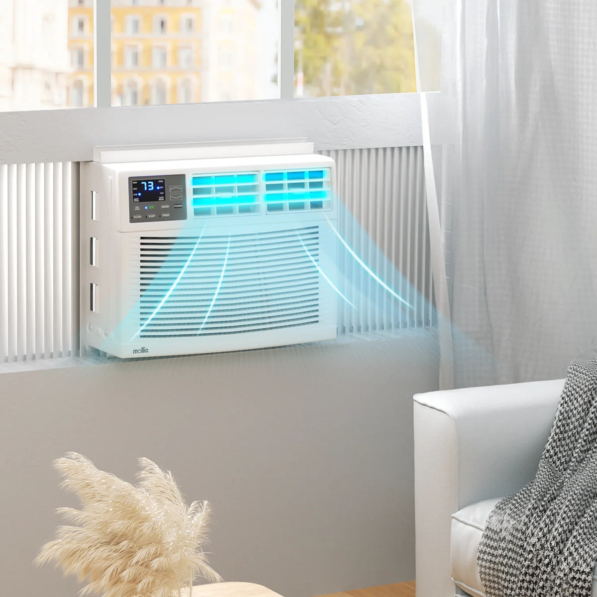 5,000 BTU Mechanical Window Air Conditioner with Multi-Speed Fan, White V581663