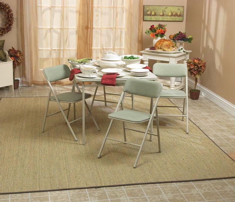 5-Piece Folding Table and Chair Set W297