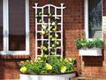 White Vinyl Trellis I470