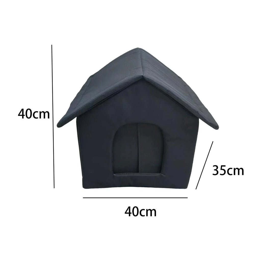 Waterproof Outdoor Cat House Tent Shelter for Winter 40cmx35cmx40cm X358919