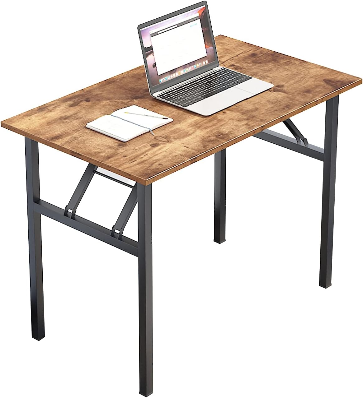 Rustic Brown Folding Computer Desk B5468