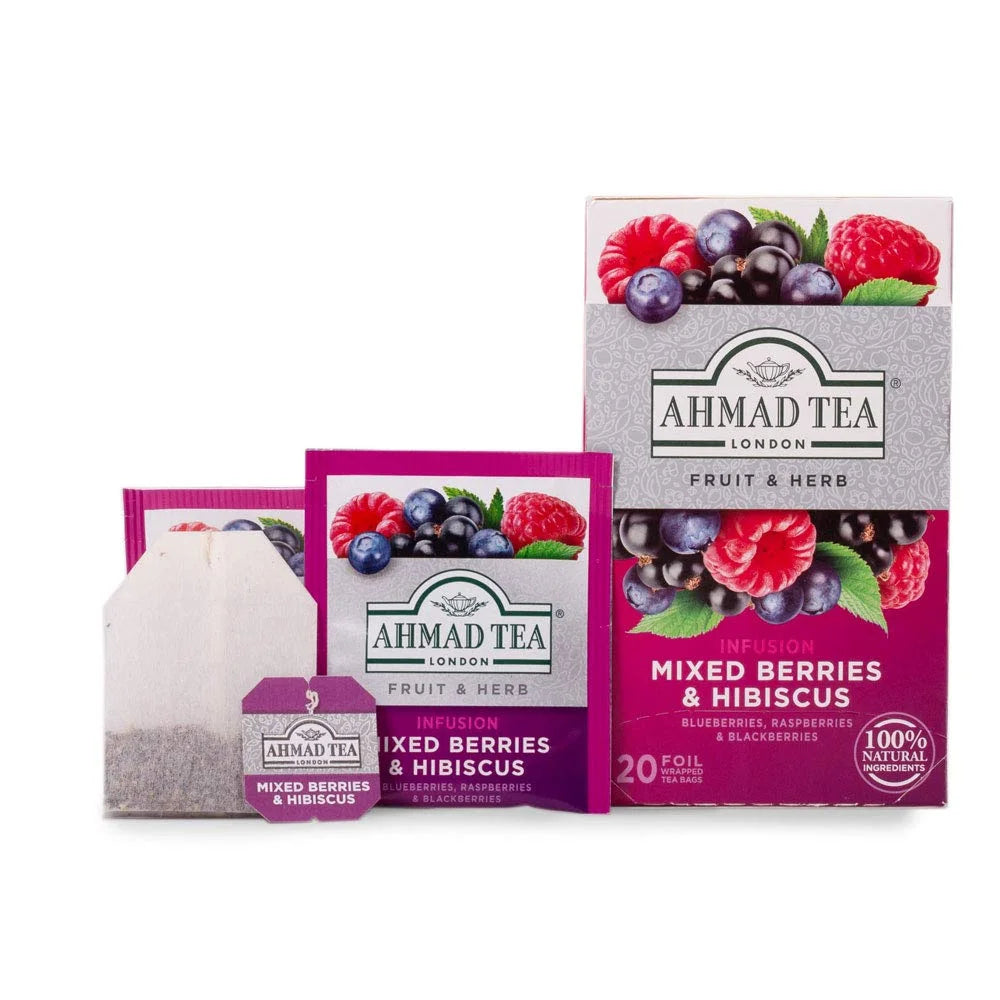 Mixed Berry Hibiscus Tea 20 bag Pack of 4 H1065