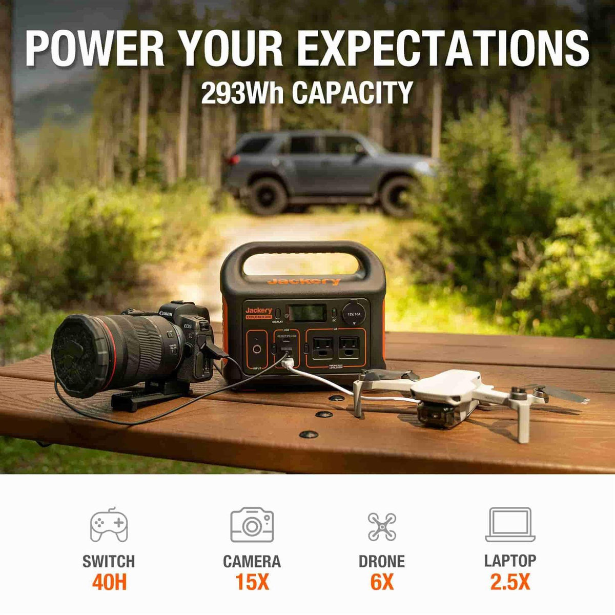 Portable Power Station 300W Solar Generator P905832