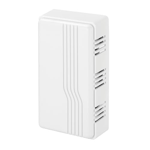 White Wired Mechanical Doorbell Chime, Plastic, 80 dB E251