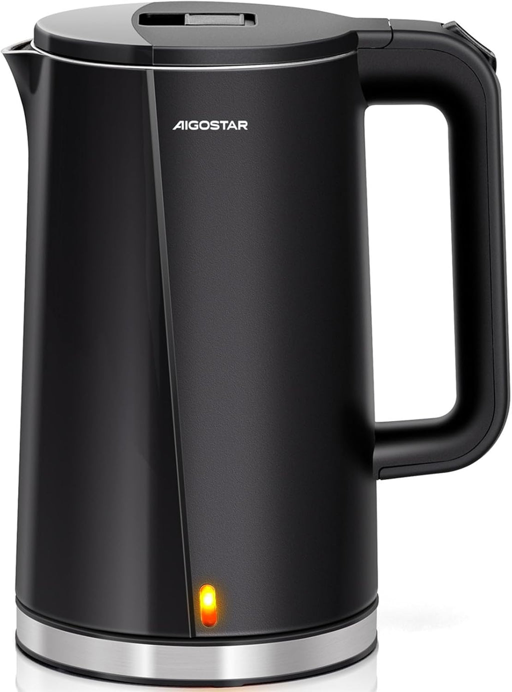 1.7 Liter Electric Kettle with High Borosilicate Glass and 304 Stainless Steel Interior R366