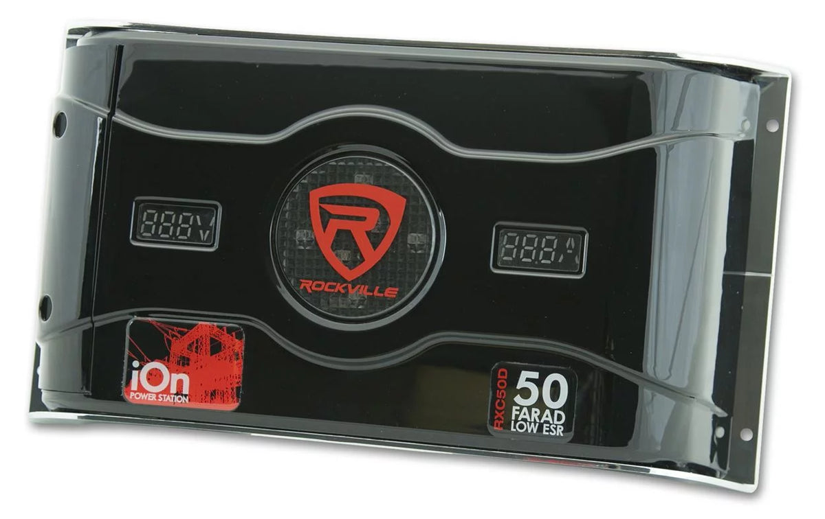 50 Farad 24V Car Audio Capacitor with Voltage Amperage Meter J62241