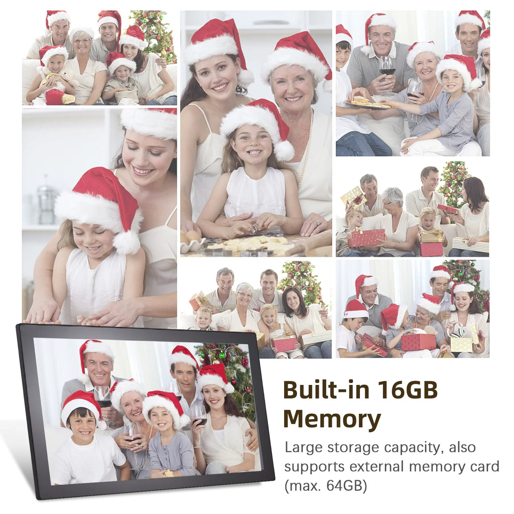 21.5-Inch WiFi Digital Picture Frame with IPS Screen X55494