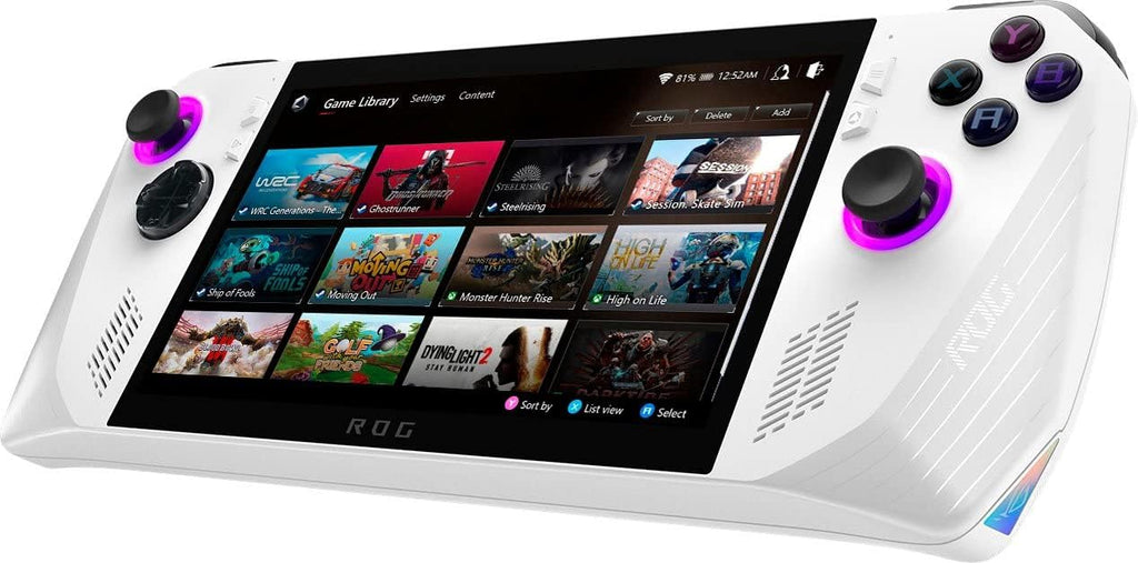 White 512GB Gaming Handheld 7-inch Touchscreen 120Hz FHD 1080p AMD Ryzen Z1 Extreme Processor W5736