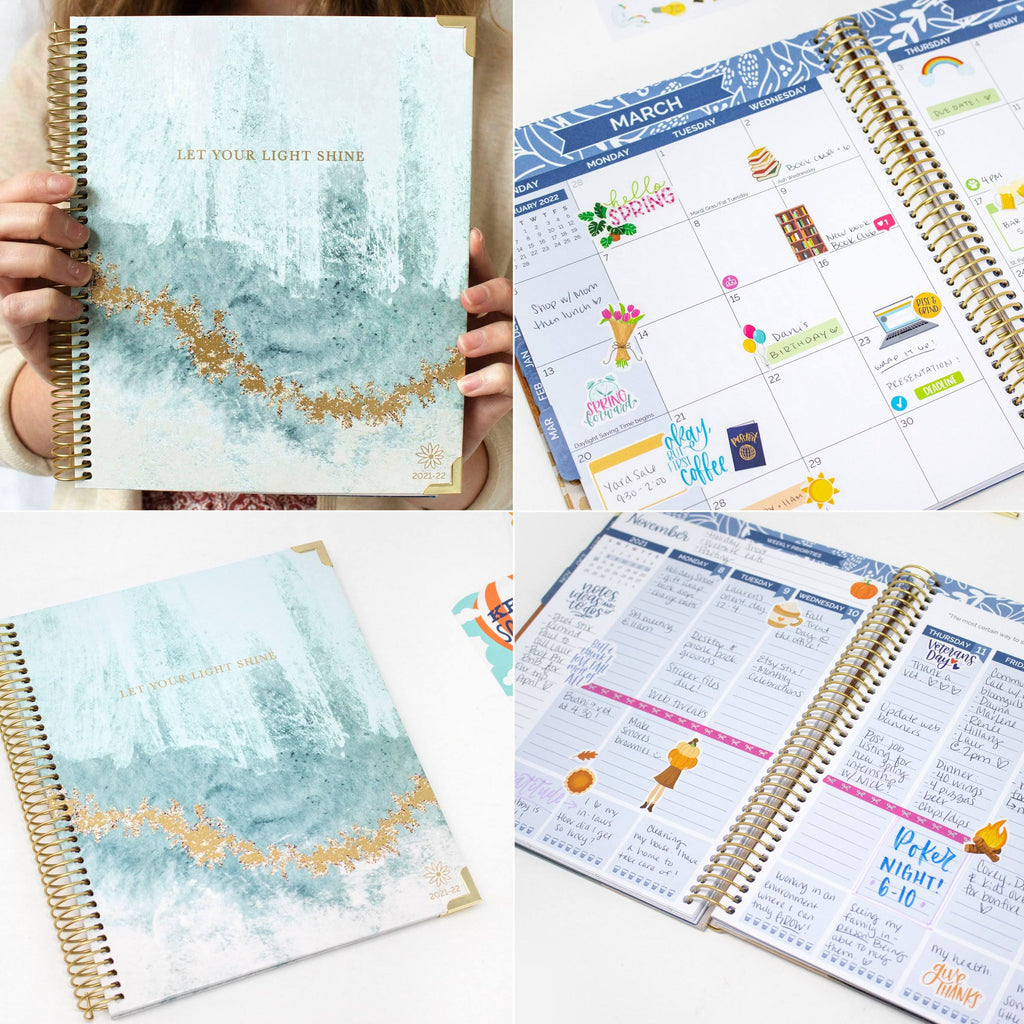 Crystal Blue Hard Cover Vision Planner G70232