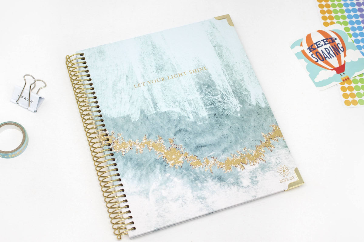 Crystal Blue Hard Cover Vision Planner G70232