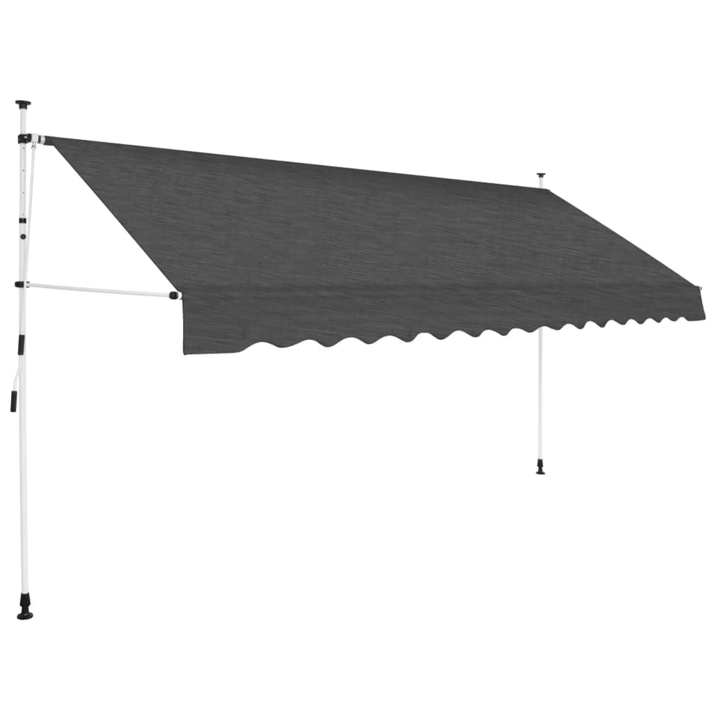 Anthracite Manual Retractable Awning R118207