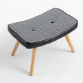 Black Wooden Step Stool with Non-Slip Pad A268