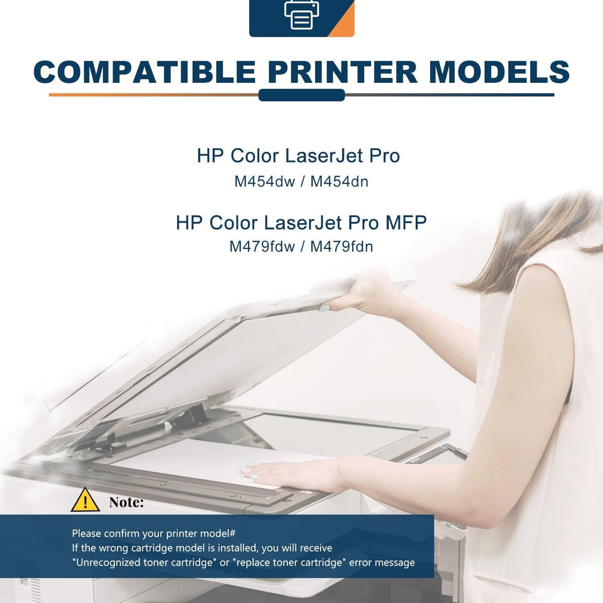 Compatible 414A Toner Cartridges 4-Pack for HP 414 Printer Ink W6540