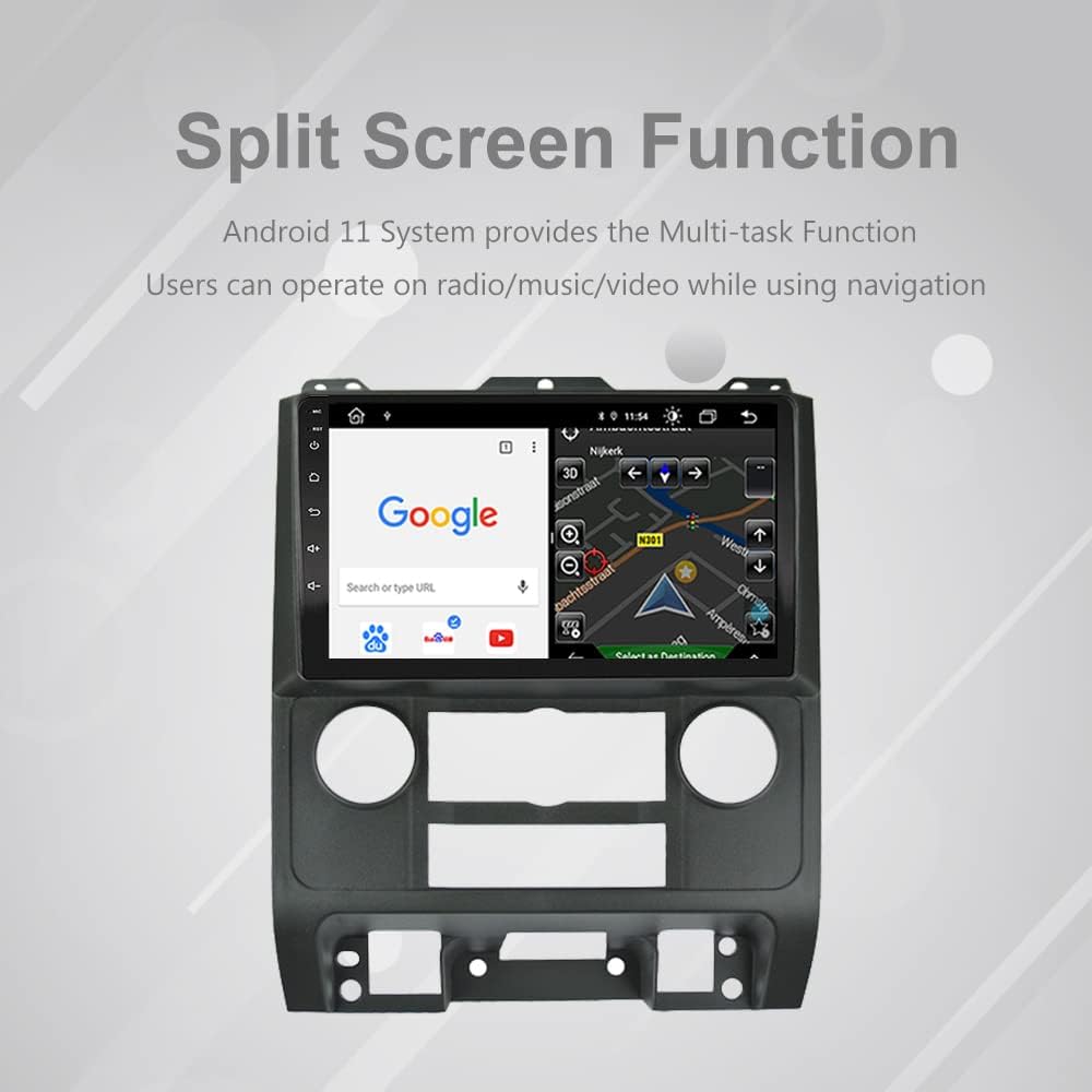 9 inch Android 11 Touch Screen Car Radio Head Unit for Ford Escape 2008-2012 F25478