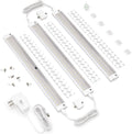 White Finish 3 Panel LED Dimmable Under Cabinet Lighting Kit B828