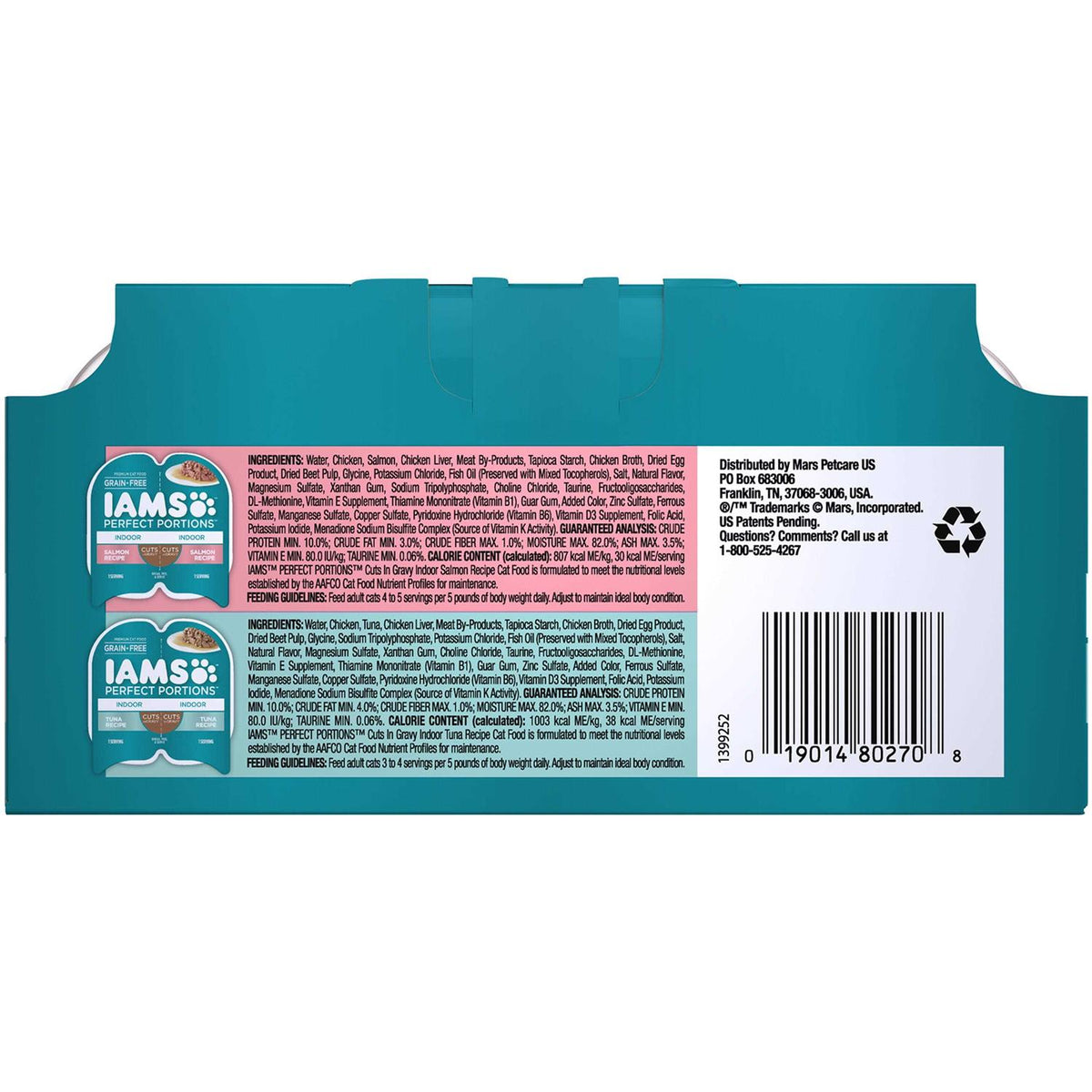 Grain Free Wet Cat Food Cuts in Gravy Tuna Recipe S24472
