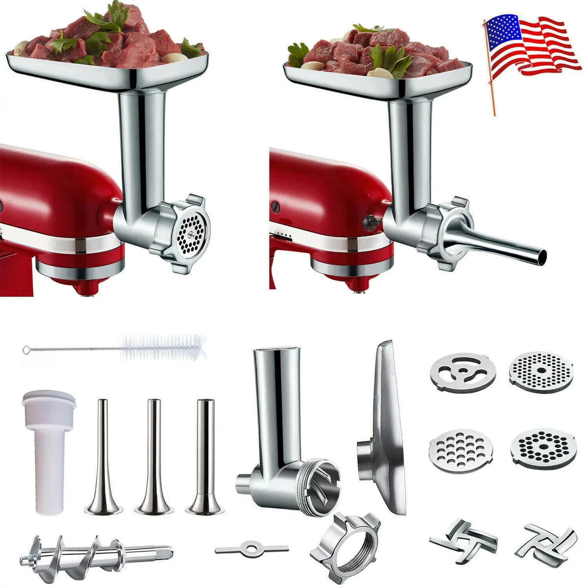 Meat Grinder Attachment for KitchenAid Stand Mixers E817