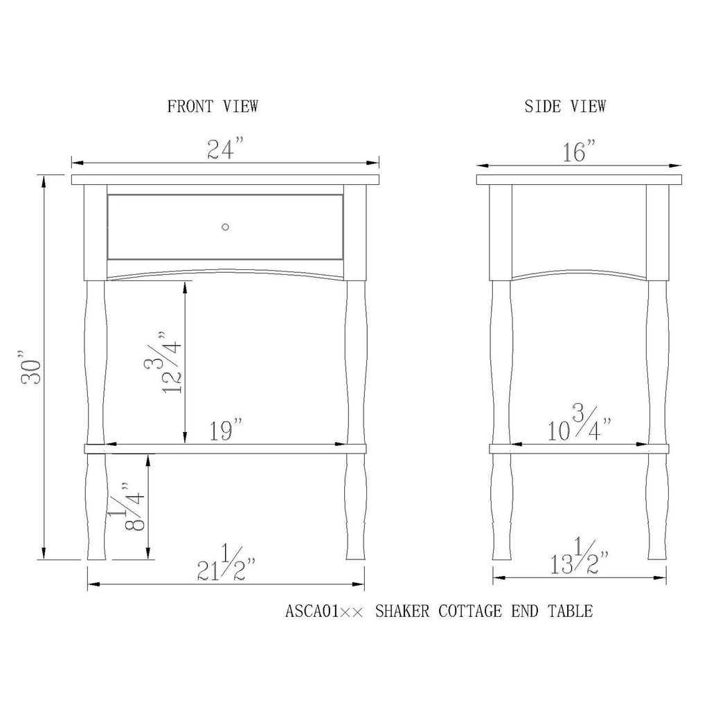 Shaker Cottage End Table U376381