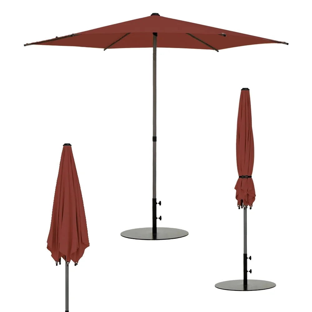 7.5ft Round Outdoor Market Umbrella with Push Button Tilt N31605
