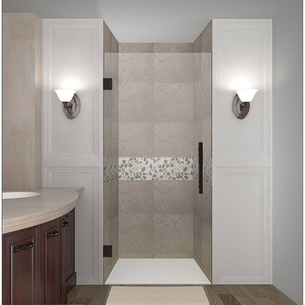 Hinged Frameless Shower Door R3189