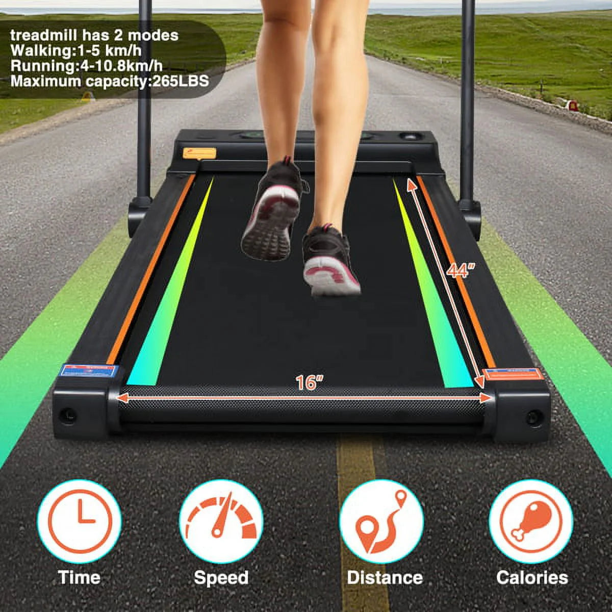 Electric Treadmill R3722