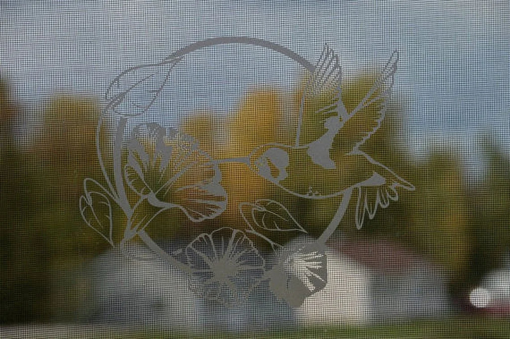 Ocean Stingray Decals Etched Glass Vinyl Shower Door Window B822