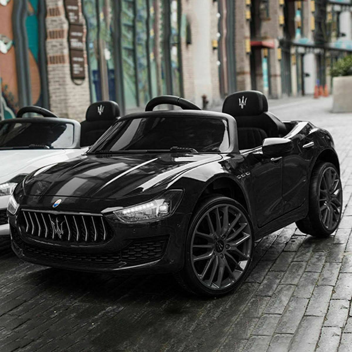 Black 12 V Remote Control Kids Ride on Car P214