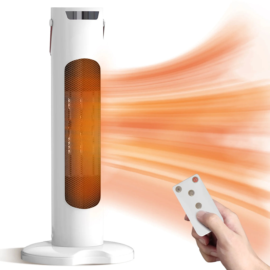 White 2000W Ceramic Tower Space Heater N7027