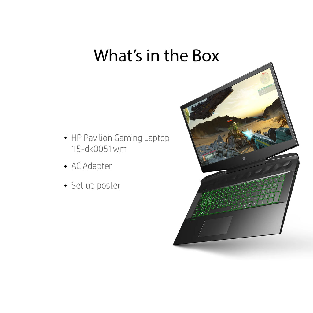 15.6" FHD Gaming Laptop, Intel Core i5, 8GB RAM, 256GB SSD, Shadow Black N63603