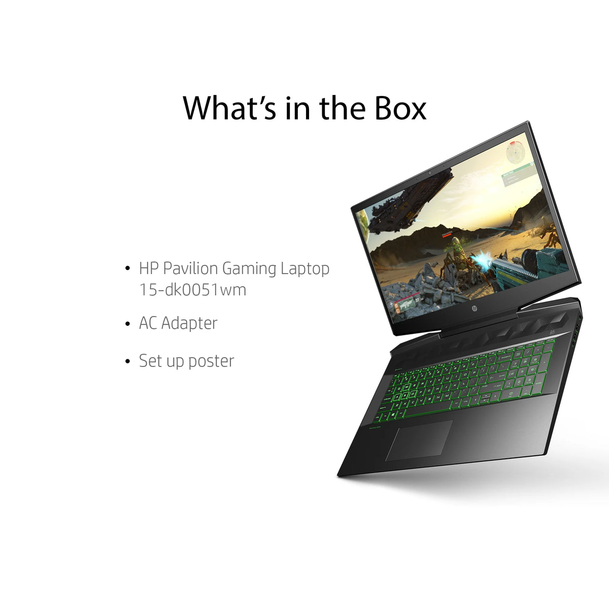 15.6" FHD Gaming Laptop, Intel Core i5, 8GB RAM, 256GB SSD, Shadow Black N63603