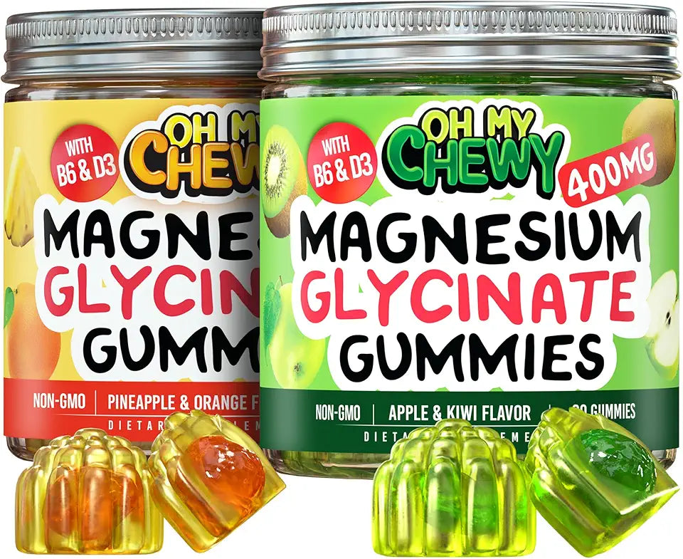 Magnesium Gummies Bundle 2 Bottles 60 Each K532