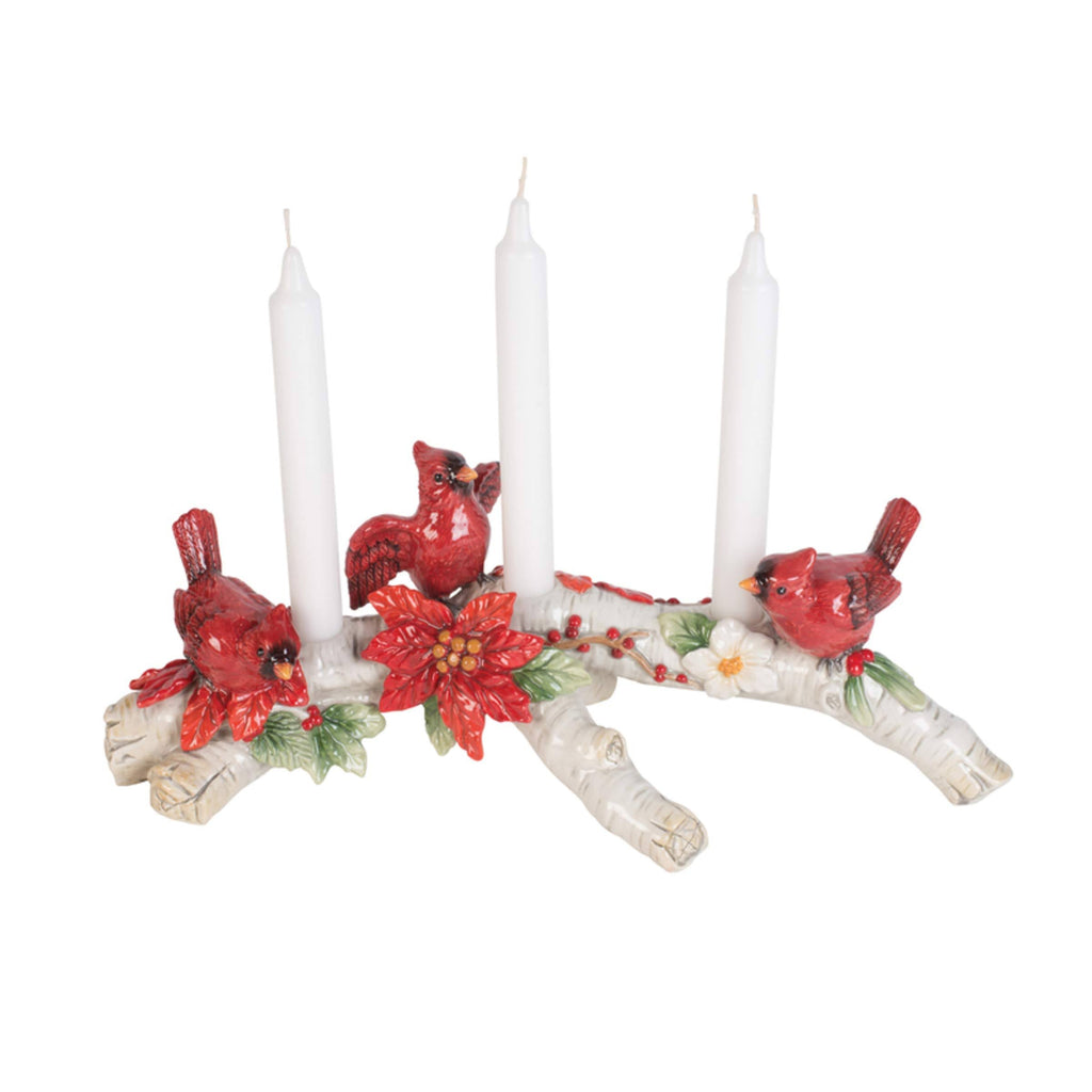 Assorted Cardinal Christmas Candelabra I1879