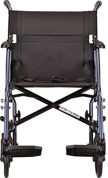 Blue Lightweight Transport Chair V7098