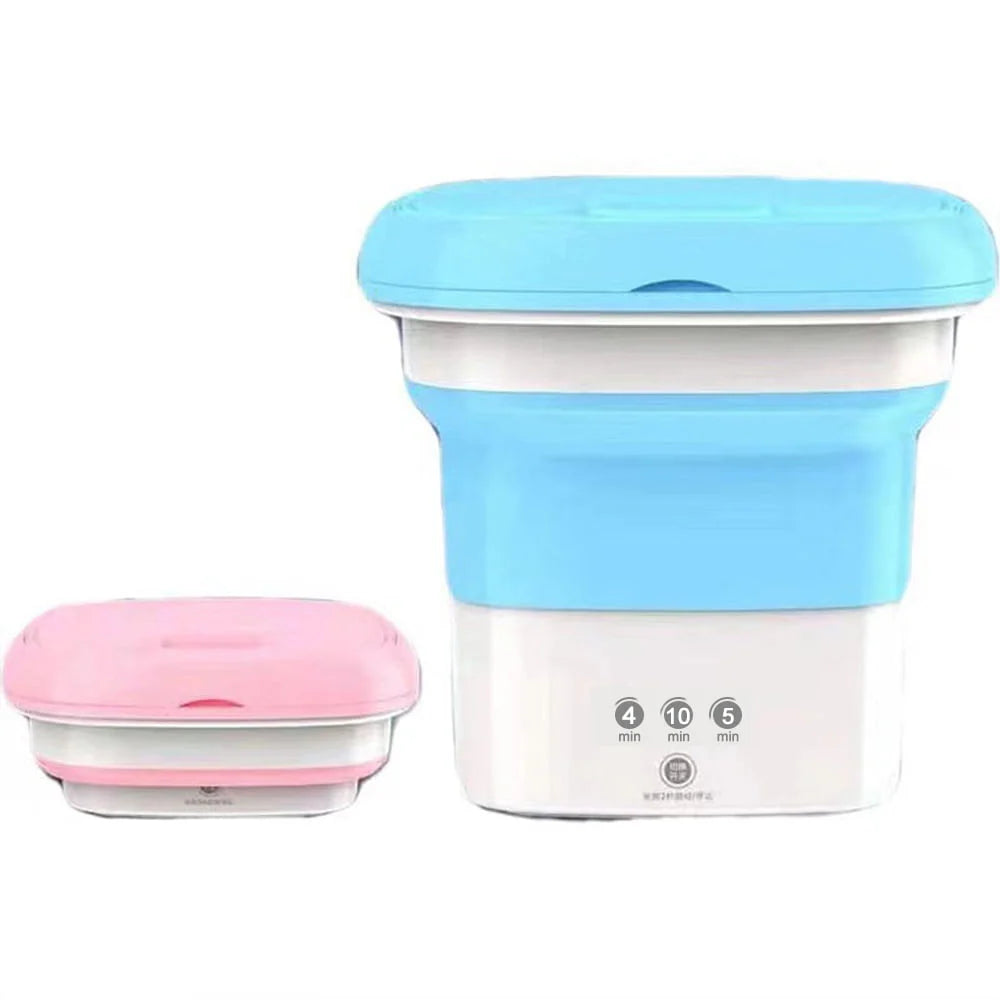 Mini Folding Washing Machine with Dryer Bucket W361