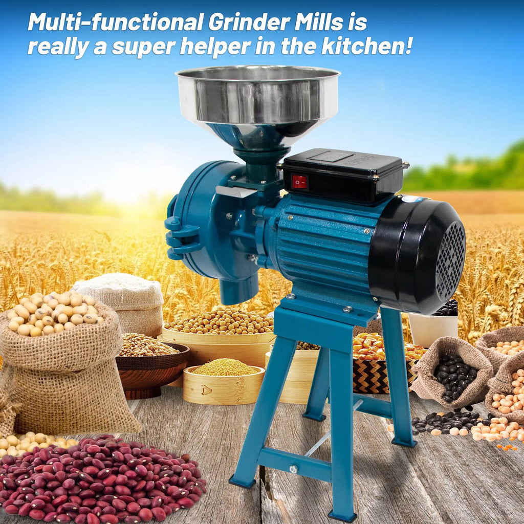 3000W Wet Dry Commercial Electric Grain Grinder Mill S51152