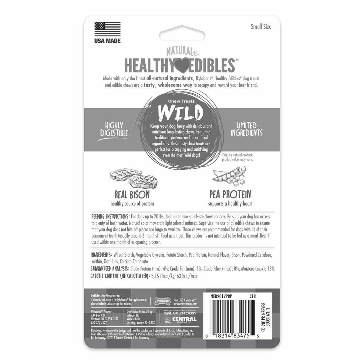 Natural Bison Chew Treats Q193603