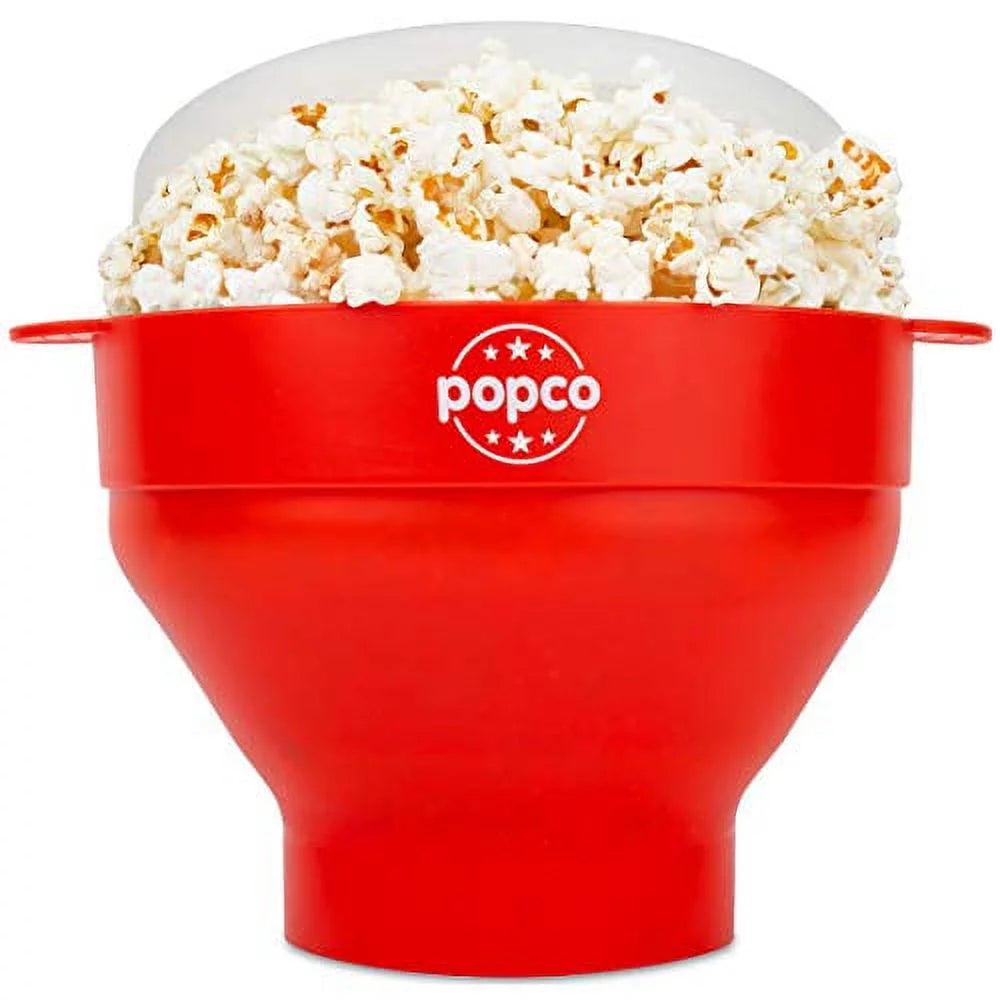 Silicone Microwave Popcorn Popper with Handles Z8964